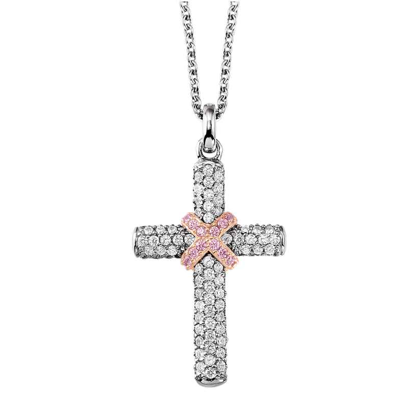 Viventy 780612 Silver Cross Pendant Ladies' Necklace 4049474305545