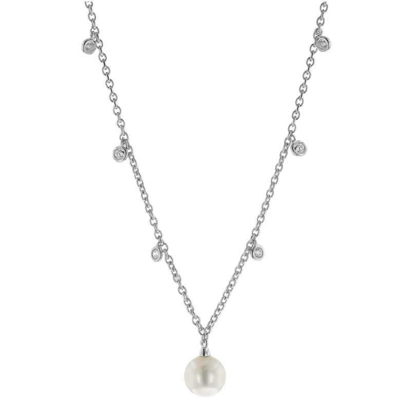 Viventy 783849 Damen-Halskette Silber 925 mit Perle und Zirkonias 4028543702416