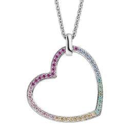 Viventy 781152 Women's Necklace Silver Colourful Heart