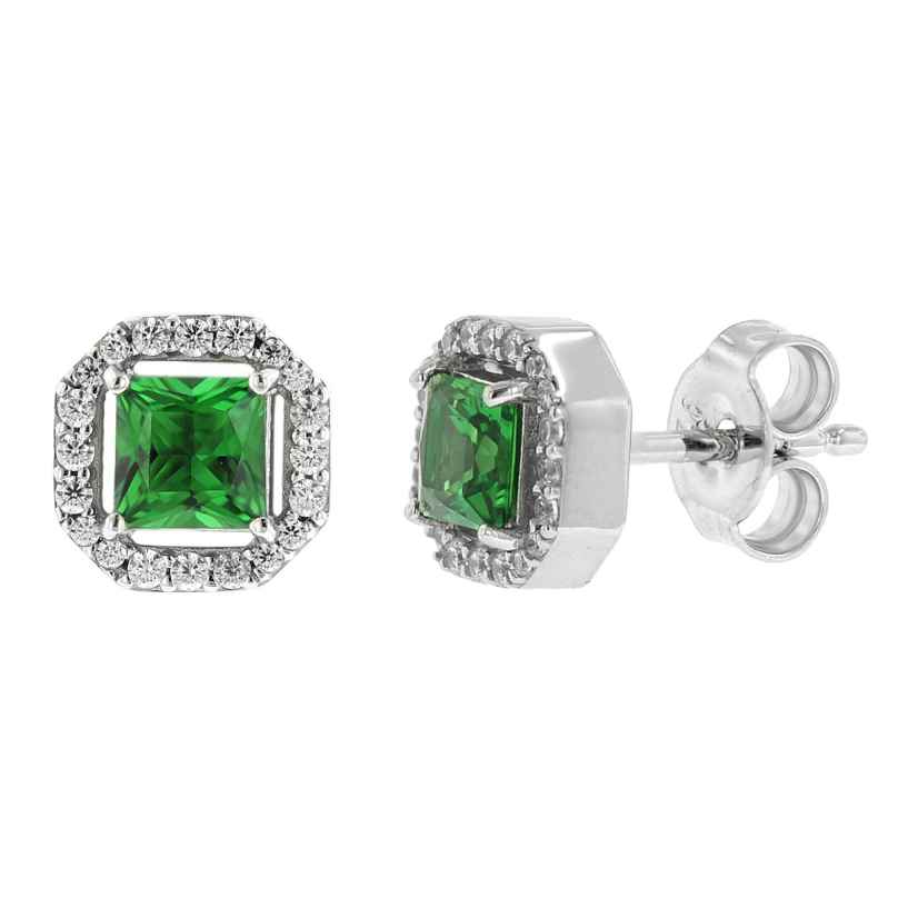 Viventy 784274 Ladies' Earrings Silver with Green Stone 4028543221573