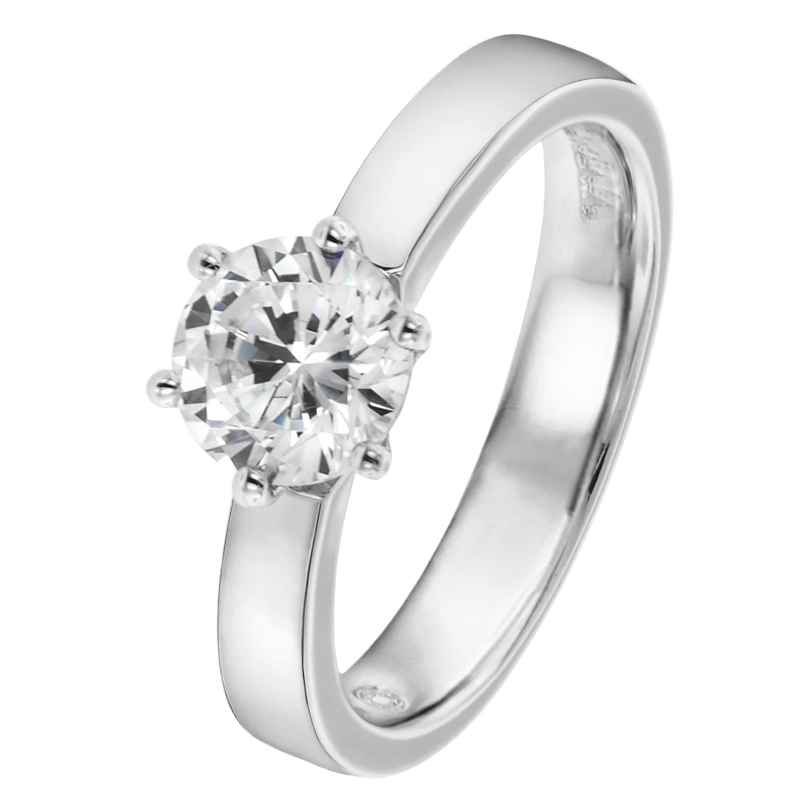 Viventy 696881 Engagement Ring Silver 925 Cubic Zirconia Ladies' Ring