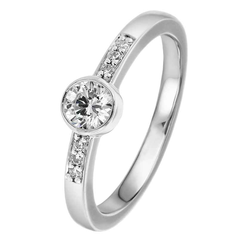 Viventy 769721 Engagement Ring Silver 925 Cubic Zirconia Women's Ring