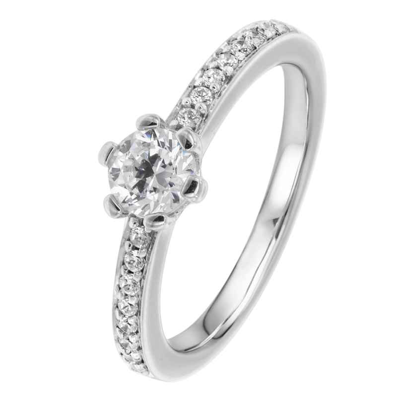 Viventy 775201 Engagement Ring Silver 925 Cubic Zirconia Ladies' Ring
