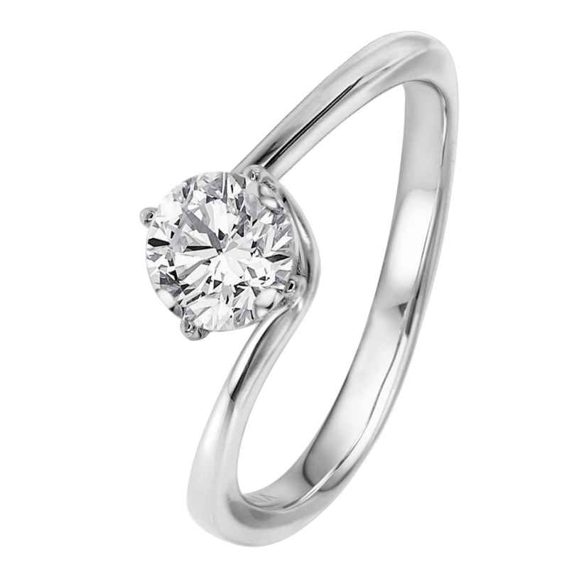 Viventy 780521 Engagement Ring 925 Sterling Silver Cubic Zirconia