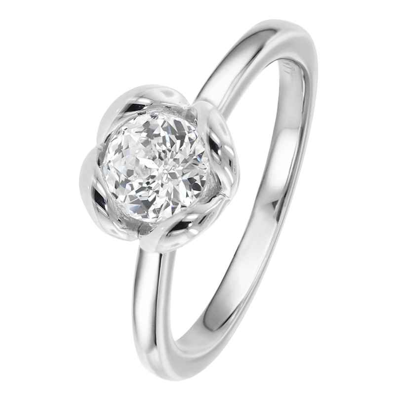 Viventy 783376 Women's Ring 925 Sterling Silver Rosebush Engagement Ring