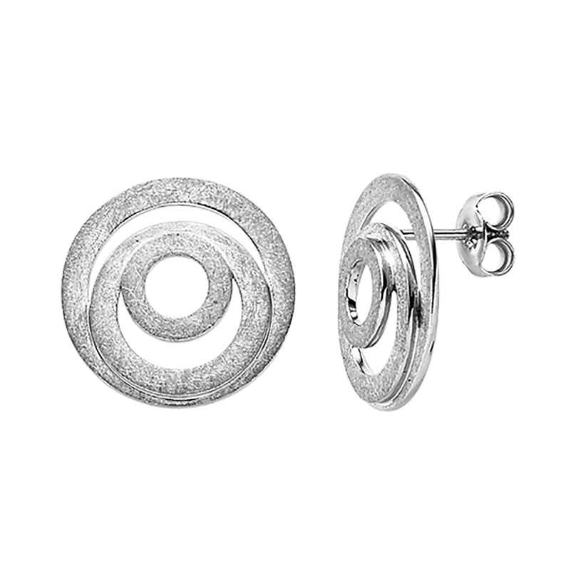 Viventy 785524 Women's Stud Earrings Silver Ice Matted 4028543237307