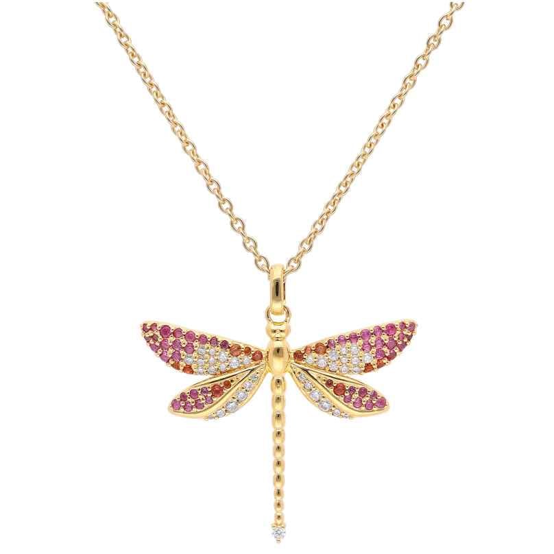 Viventy 787072 Women's Necklace Dragonfly Gold Tone 4028543413282
