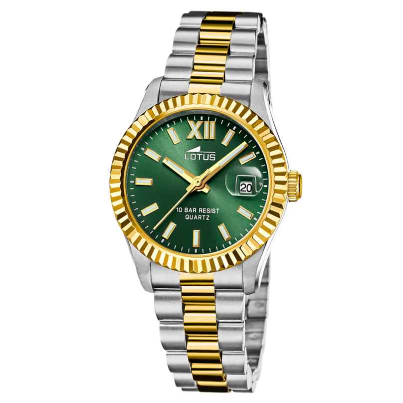 Lotus 18931/3 Women's Watch Quartz Two-Colour Green 8430622817175