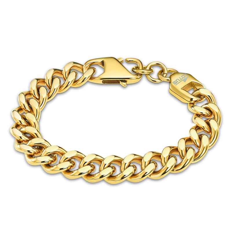Lotus LS2191-2/2 Men's Curb Chain Bracelet Gold Plated Stainless Steel 8430622789328