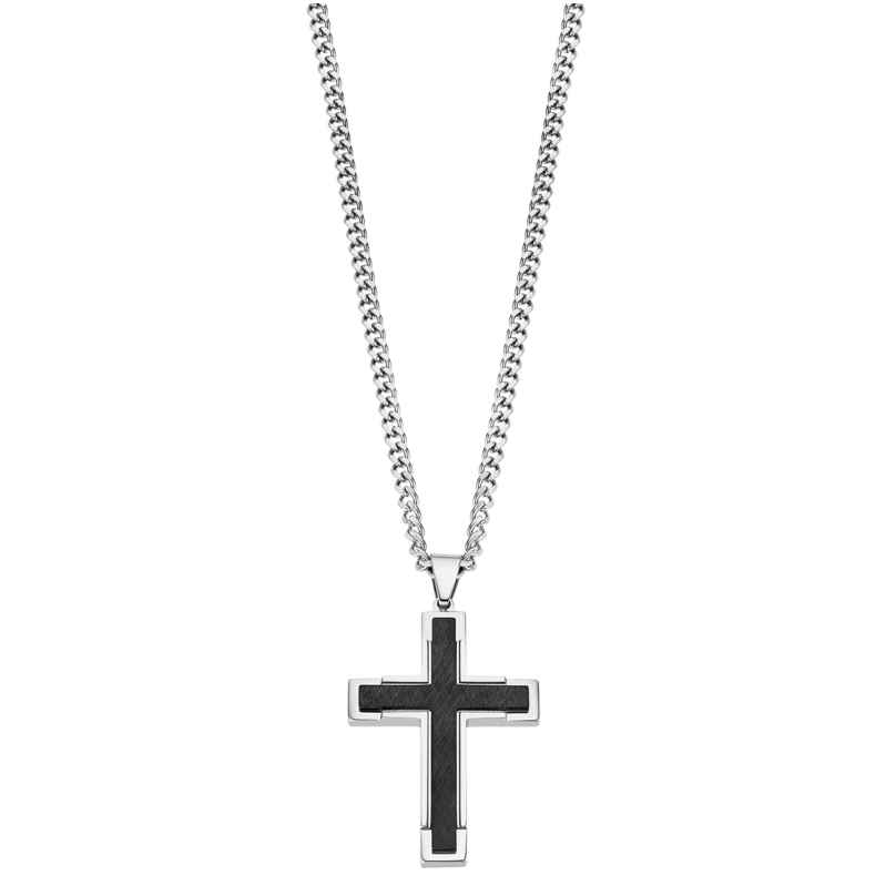 Lotus LS2256-1/2 Men's Necklace with Cross Pendant Stainless Steel 8430622799099