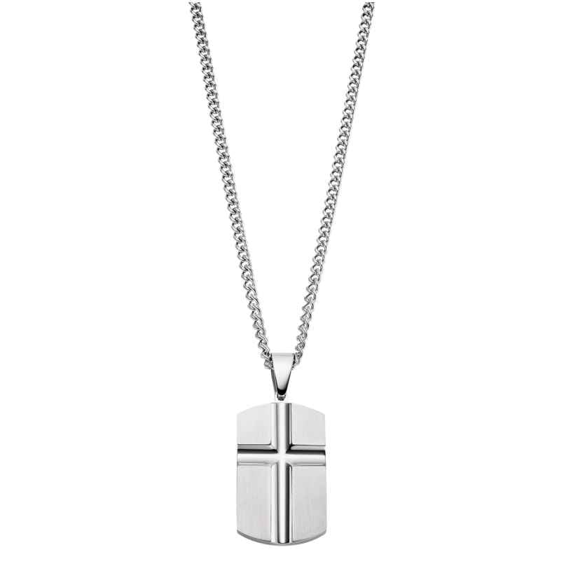 Lotus LS2279-1/1 Men's Necklace Dog Tag with Cross Stainless Steel 8430622809521