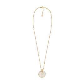 Skagen SKJ1586710 Women's Necklace Gold Tone with Mother of Pearl