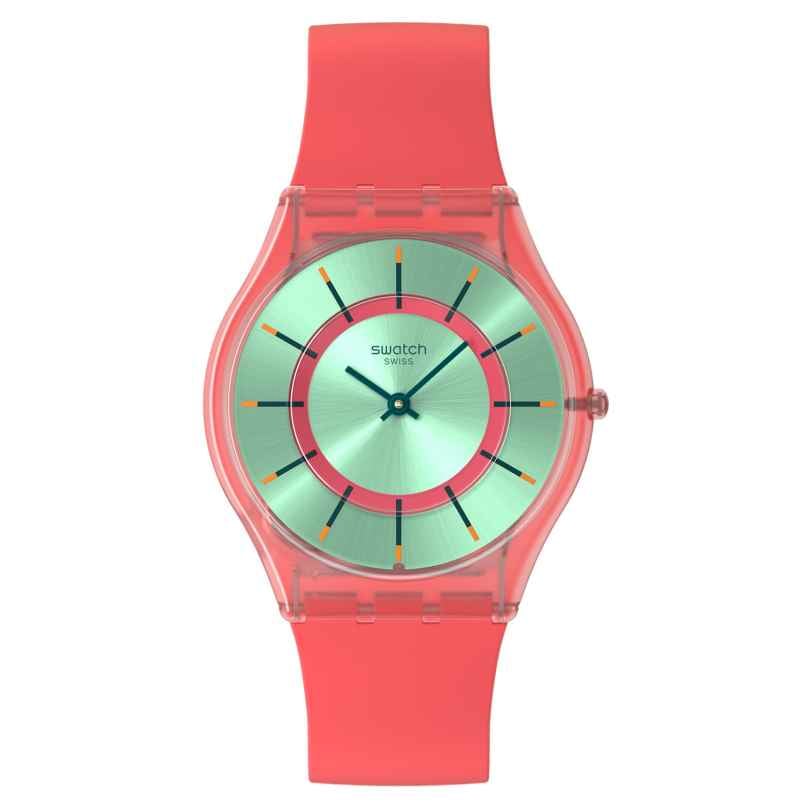 Swatch SS08P111 Skin Ladies' Wristwatch Minty Mango Dream 7610522887787