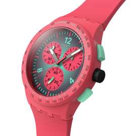 Swatch SUSP100 Armbanduhr Chronograph Paradiso Kinetiko