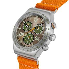 Swatch YVS101 Irony Chronograph Herrenuhr Vacation Time