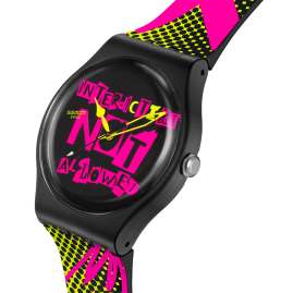 Swatch SO32B121 Watch Distort Mode