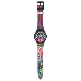 Swatch SUOZ334 Uhr The City and Design, The Wonders of Life on Earth