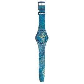 Swatch SUOZ335 Armbanduhr The Starry Night by Vincent Van Gogh, The Watch