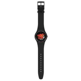 Swatch SO32B110 Armbanduhr Time To Red Big