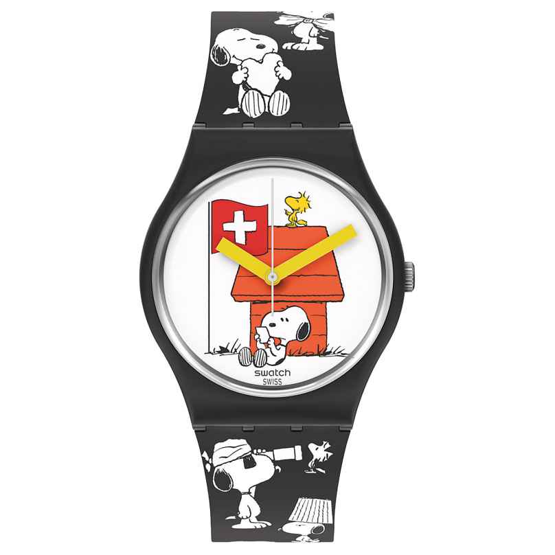 Swatch SO28Z107 Wrist Watch Peanuts Snoopy Grande Bracchetto 7610522843059