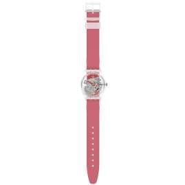 Swatch GE292 Watch Clearly Red Striped