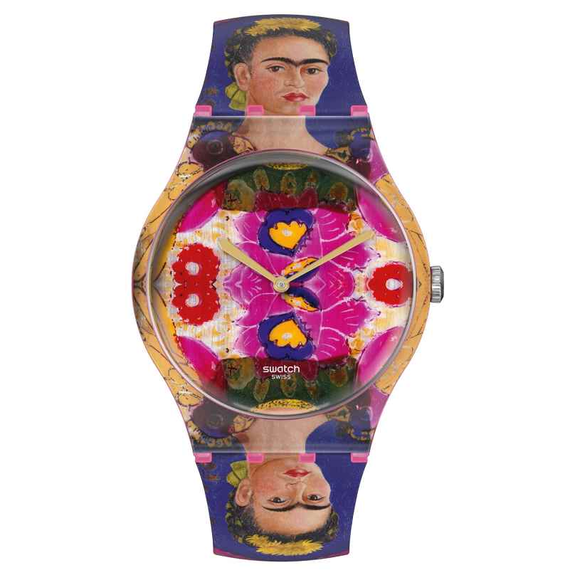 Swatch SUOZ341 Armbanduhr The Frame, by Frida Kahlo 7610522848368