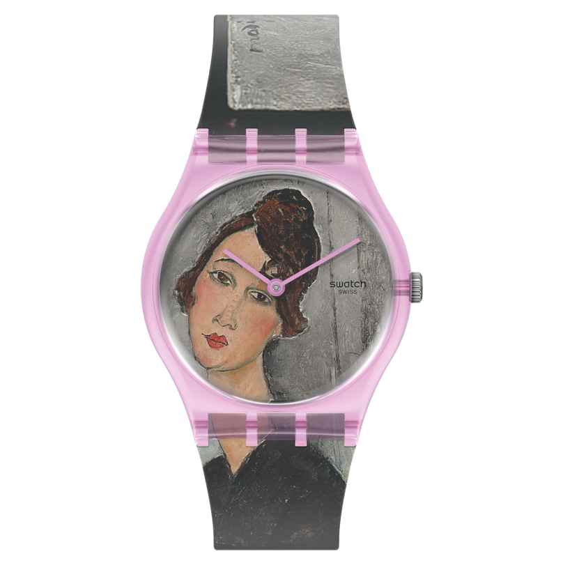 Swatch GZ356 Unisex Watch Portrait of Dédie, by Amedeo Modigliani 7610522848399