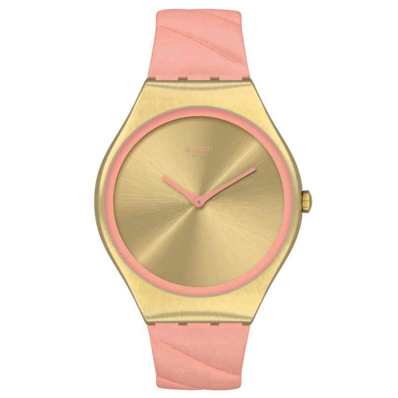 Swatch SYXG114 Irony Women's Watch Blush Quilted 7610522842632