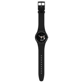 Swatch SO32B108 Herren-Armbanduhr Spot Time Black