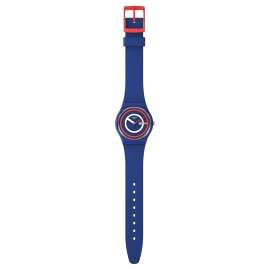 Swatch SO28N703 Armbanduhr Blue to Basics