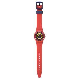 Swatch SO28R702 Watch Concentric Red