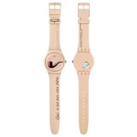 Swatch SO29Z124 Wristwatch La Trahison Des Images by Rene Magritte