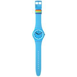 Swatch SO29S702 Armbanduhr Proudly Blue