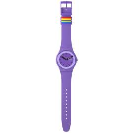 Swatch SO29V700 Armbanduhr Proudly Violet