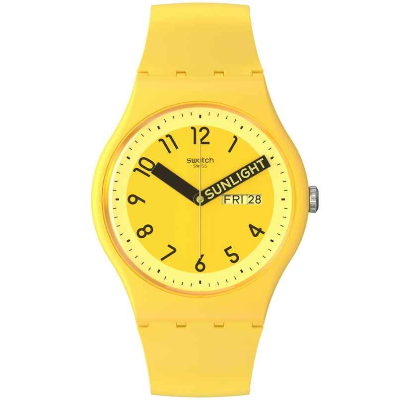 Swatch SO29J702 Armbanduhr Proudly Yellow 7610522868373
