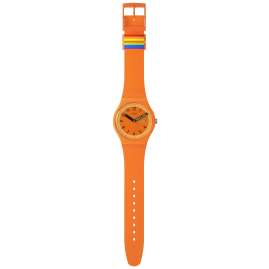 Swatch SO29O700 Armbanduhr Proudly Orange
