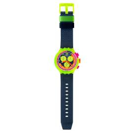 Swatch SB06J100 Armbanduhr Chronograph Neon to the Max