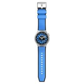 Swatch SB07S106 Big Bold Irony Wristwatch Azure Blue Daze