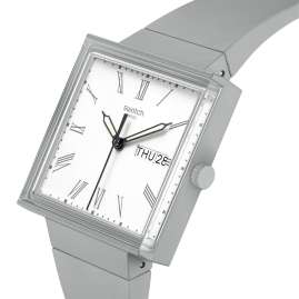 Swatch SO34M700 Armbanduhr What If Gray?