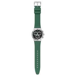 Swatch YVS525 Irony Men's Watch Chronograph Carbonic Green