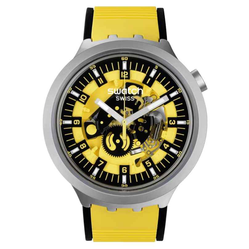 Swatch SB07S109 Armbanduhr Big Bold Bolden Yellow 7610522863064