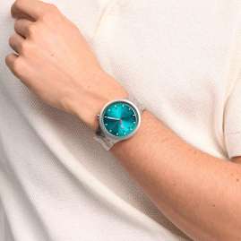 Swatch SB07S100G Armbanduhr Big Bold Aqua Shimmer
