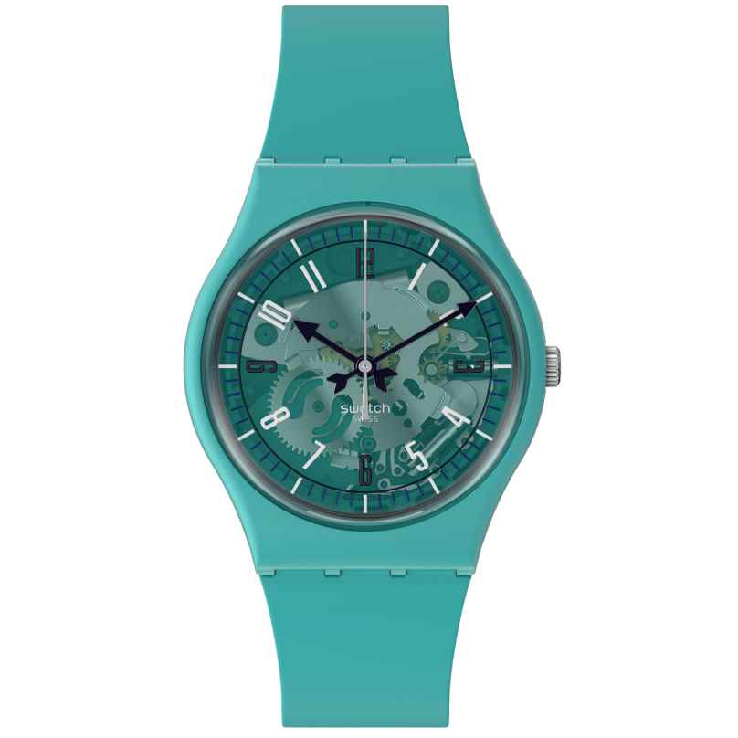 Swatch SO28G108 Damenuhr Photonic Turquoise 7610522872950