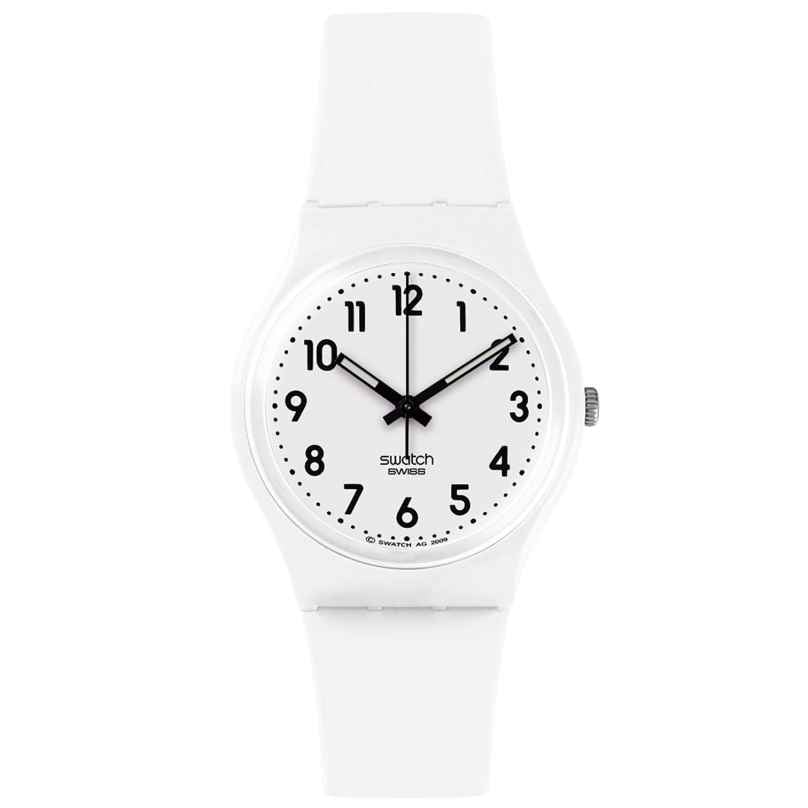 Swatch SO28W107-S14 Armbanduhr Just White Soft 7610522872370