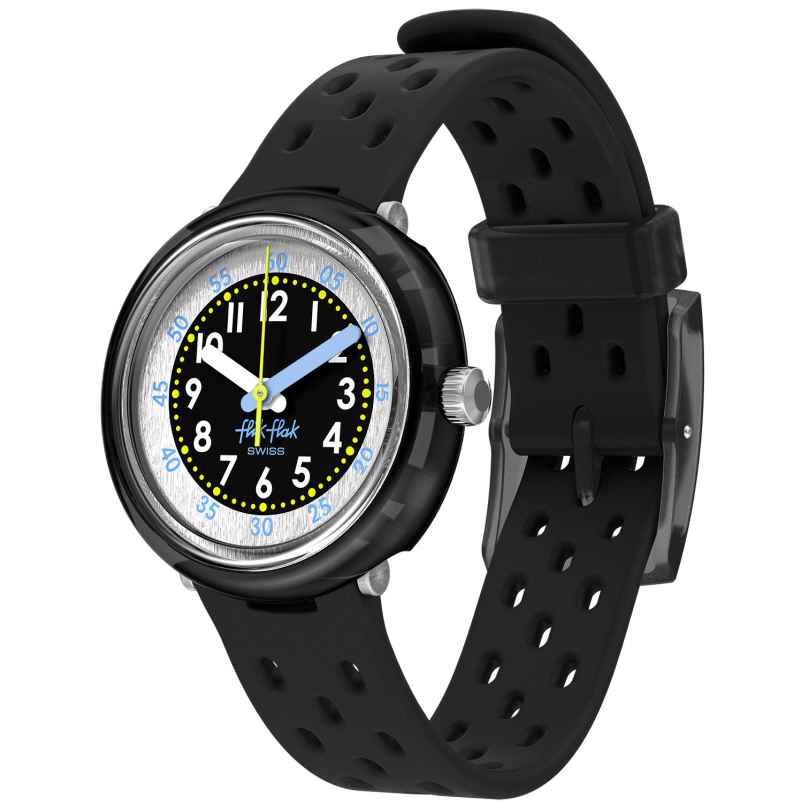 Flik Flak FCNP001 Kinderuhr Fizz In Black 7610522889248