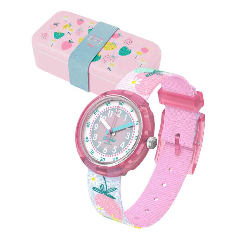 Flik Flak FPNP175 Kinderuhr Set mit Brotbox Berry Nice 7610522894600