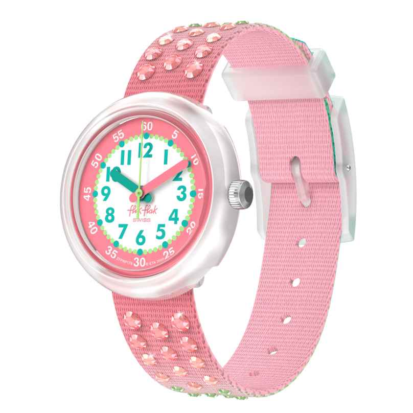 Flik Flak FPNP179 Kinder-Armbanduhr Sparkly Melon 7610522899360