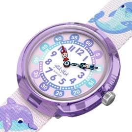 Flik Flak FBNP255 Kinderuhr für Mädchen Happy Dolphins