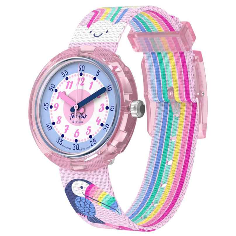 Flik Flak FPNP185 Kinder-Armbanduhr für Mädchen Toucans Treasures 7610522902015