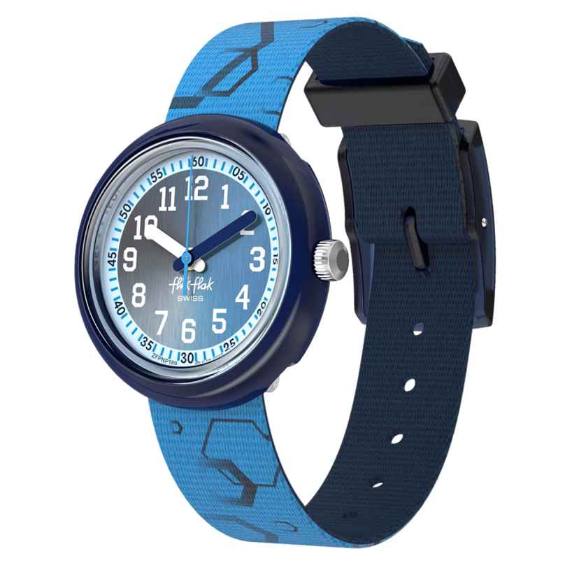Flik Flak FPNP189 Kinderuhr Quench in Blue Set mit SIGG Flasche 7610522903456